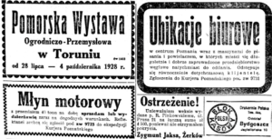 Kurjer Poznański z 19 lipca 1928.