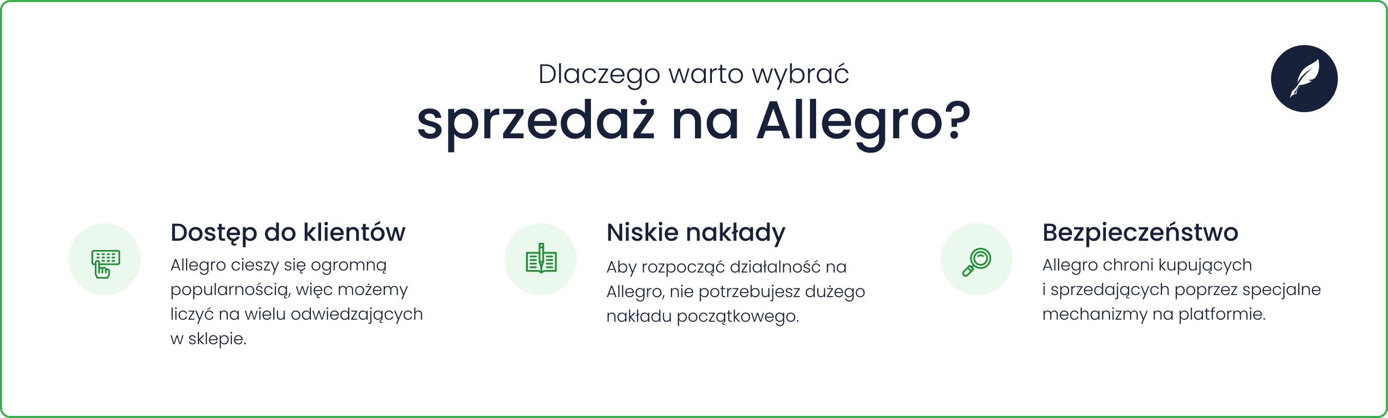 Dlaczego warto wybrać Allegro?